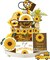 12PCS Sunflower Tiered Tray Decor Set – Summer Rustic Farmhouse Kitchen Decor, Wooden Sunflower Gnome Signs for Tiered Tray, Party & Home Decoration